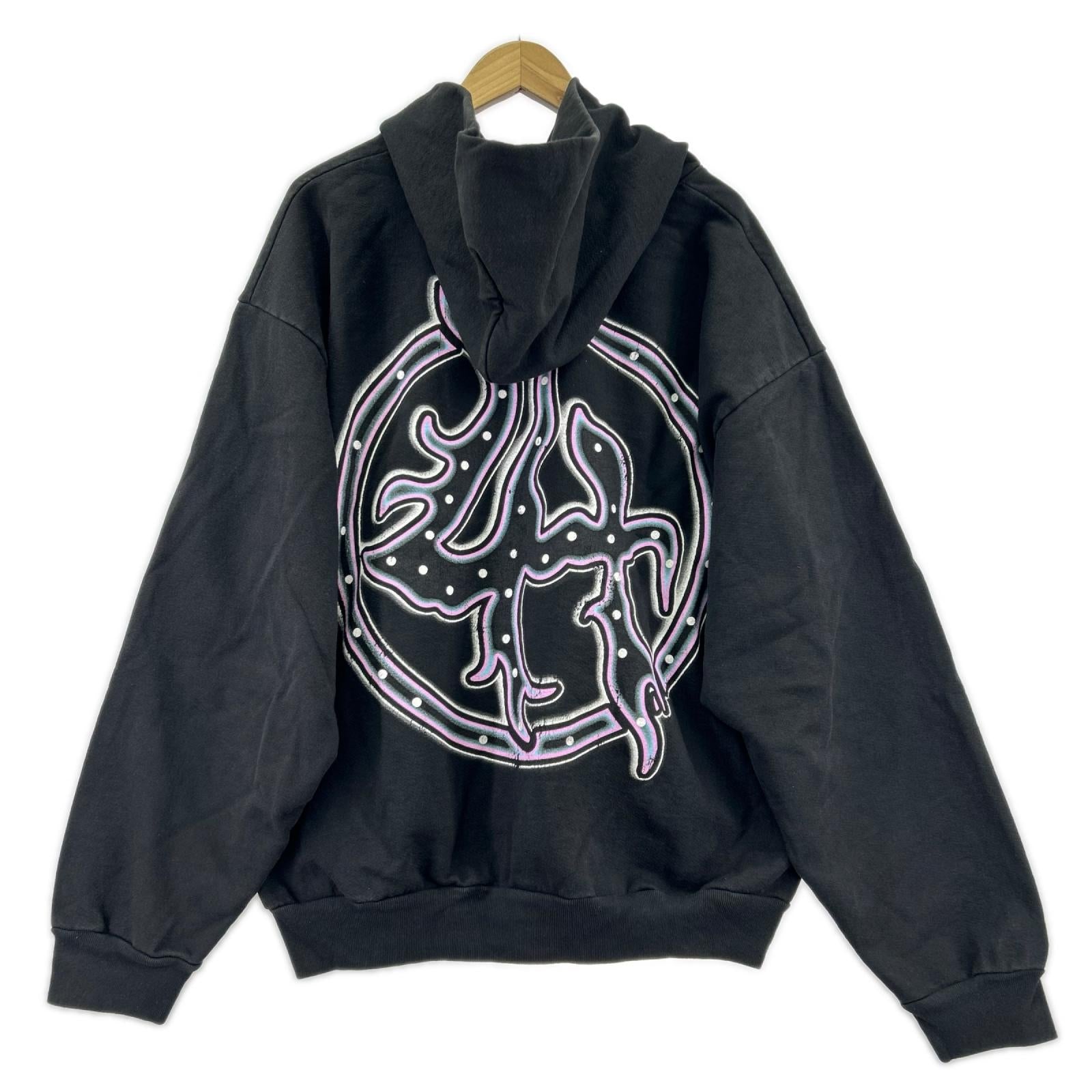 パーカー LOST IN THE HILLS 24AW プルオーバーパーカ XL 黒