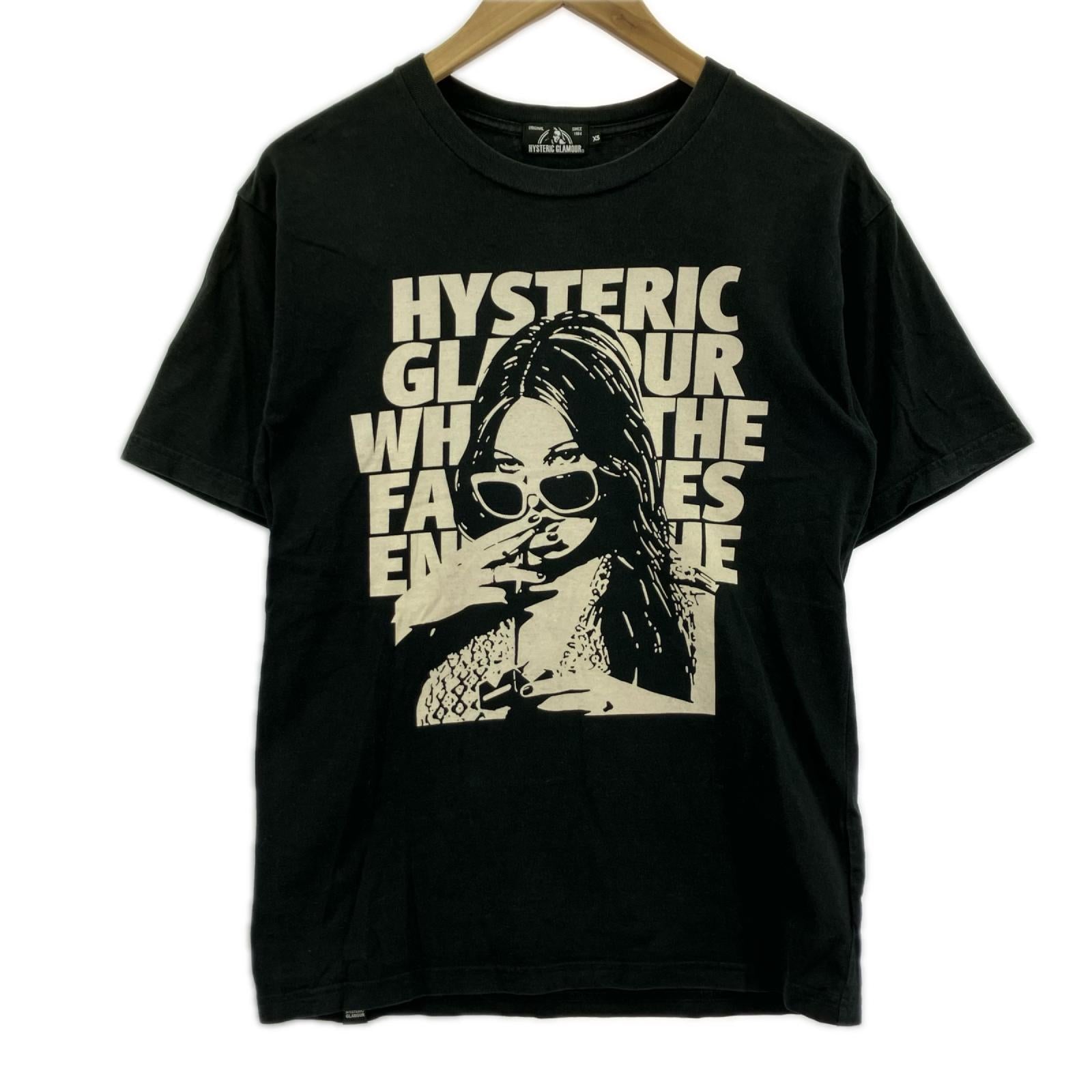 半袖Ｔシャツ GLASSES WOMAN BLK XS ブラック
