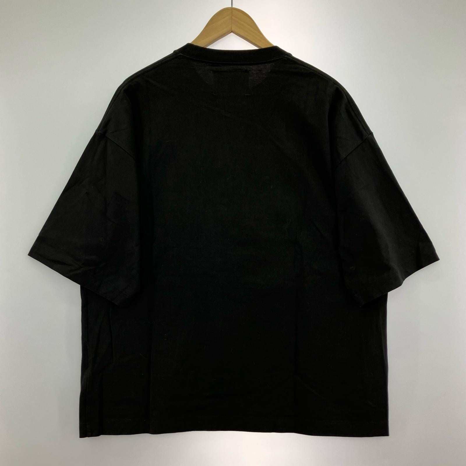 半袖Ｔシャツ ｸﾚｲｼﾞｰﾊﾟｯﾁﾜｰｸ BLK 1 ブラック
