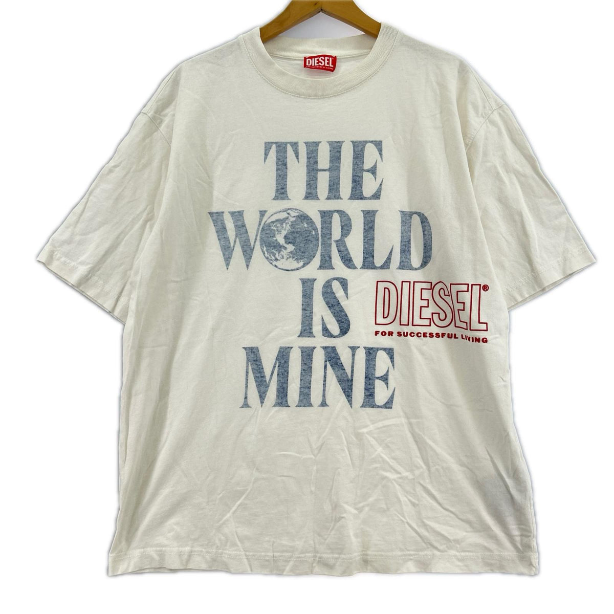 半袖Ｔシャツ THE WORLD IS MINE Tee/T-WASH-L7/白/S S ホワイト