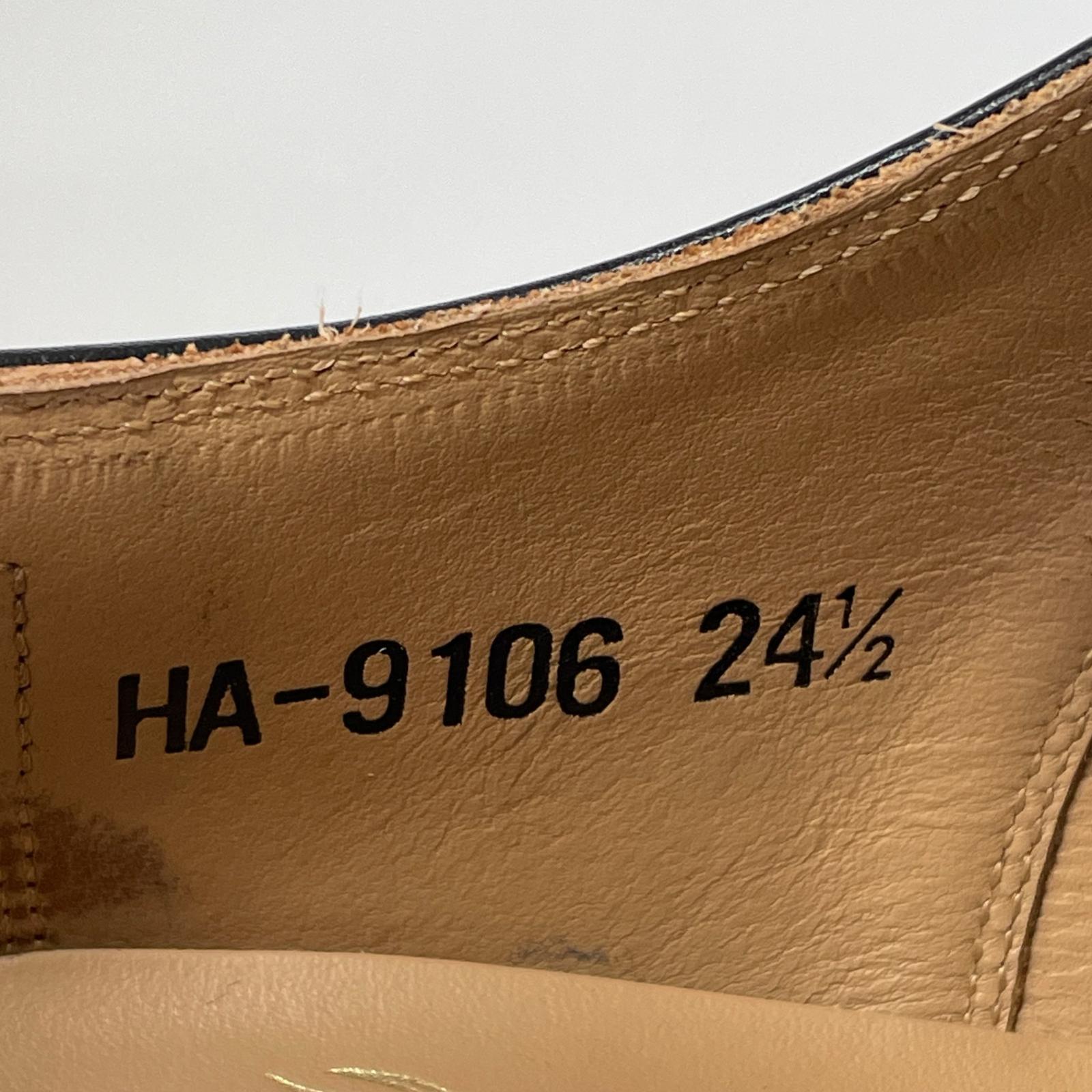 シューズ ｽﾄﾚｰﾄﾁｯﾌﾟﾚｻﾞｰｼｭｰｽﾞ HA-9106 24.5cm ブラック