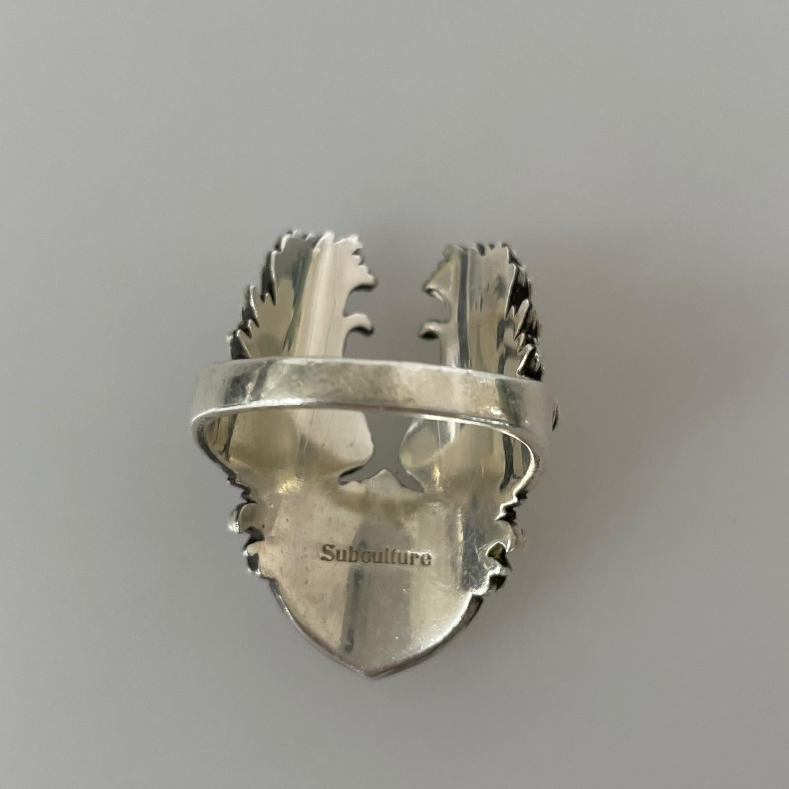 リング・指輪 SUBCULTURE JEWELRY TWIN EAGLE RING 950 シルバー