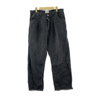 デニムパンツ HERILL 26SS Linen Denim 4PK リネンデニムパンツ 3 黒