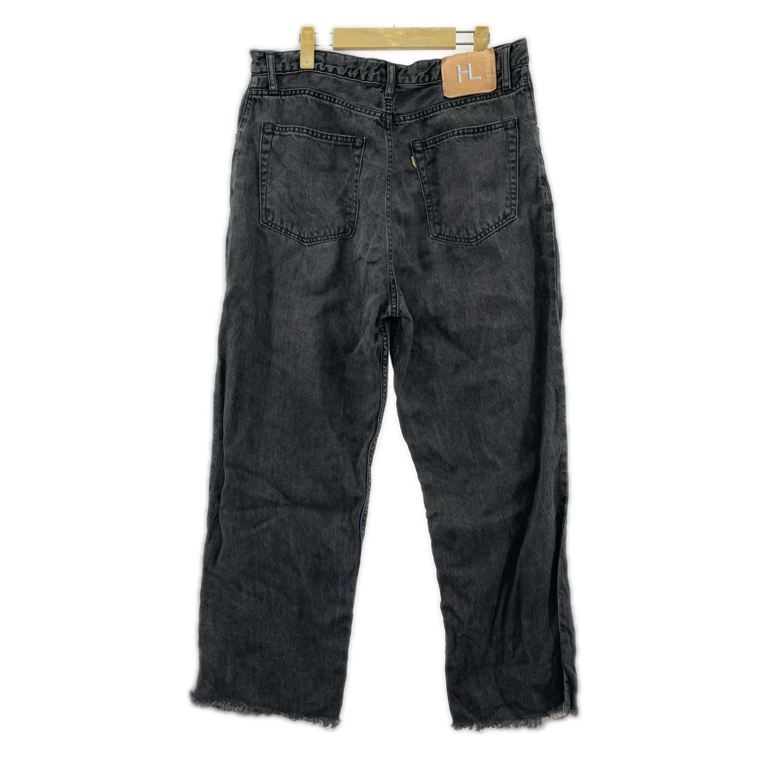 デニムパンツ HERILL 26SS Linen Denim 4PK リネンデニムパンツ 3 黒