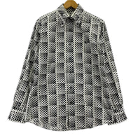 長袖シャツ BURBERRY BLACK LABEL L/S総柄シャツ (2) 2 ブラック