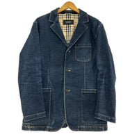 テーラードジャケット BURBERRY BLACK LABEL ﾃﾞﾆﾑﾃｰﾗｰﾄﾞｼﾞｬｹｯﾄ BMP12-414-28 (M) M ネイビー