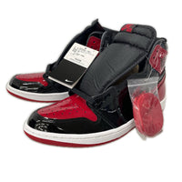 スニーカー Air Jordan 1 High OG Patent Bred 28.0cm 28cm (US10 UK9 1/2 EU46)
