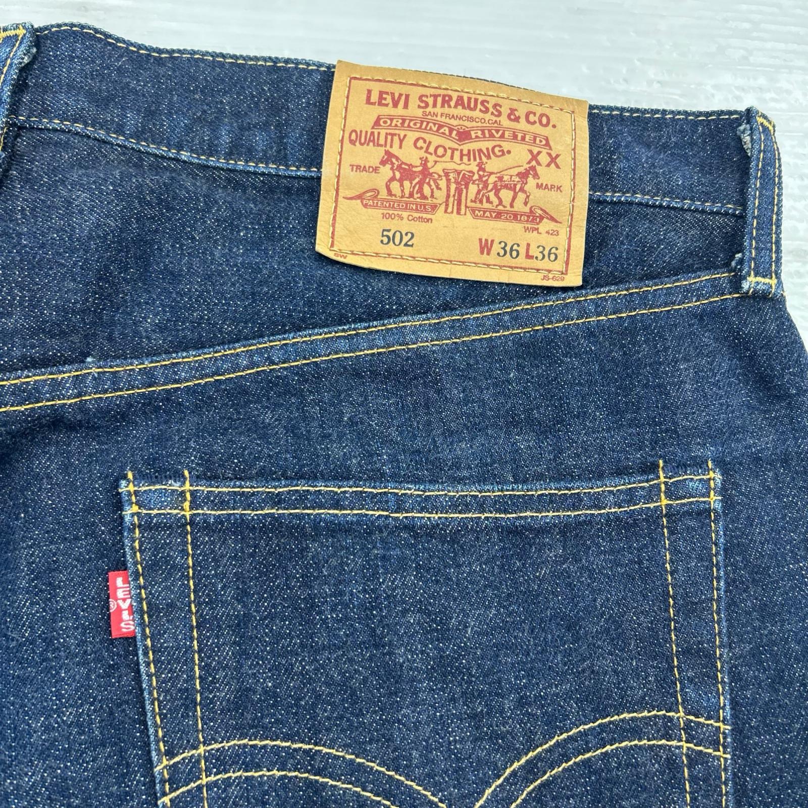 デニムパンツ 502XX 復刻 (W36) 36 ネイビー