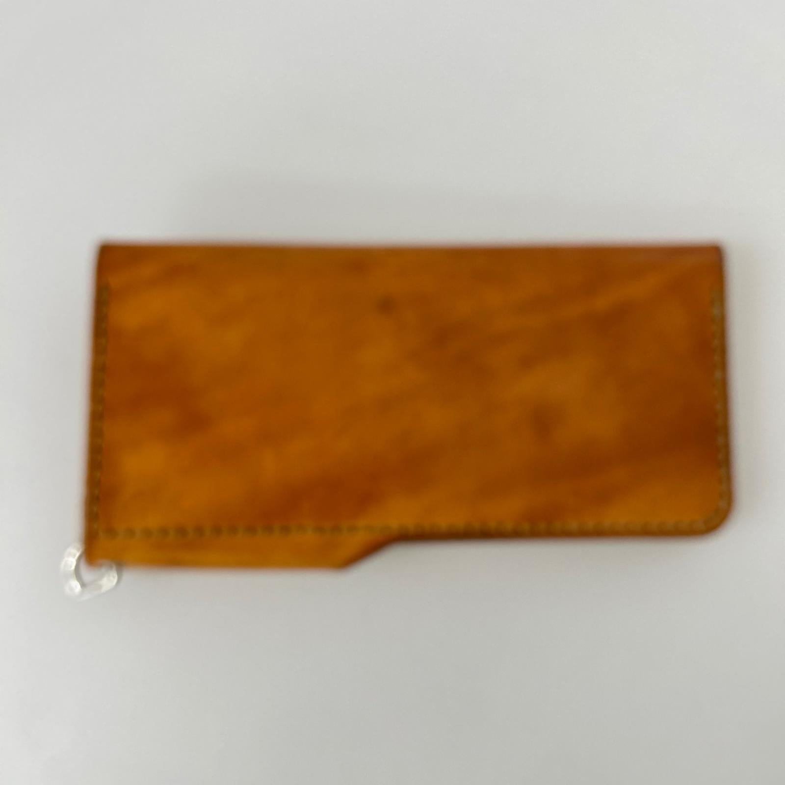 長財布 E PLURIBUS UNUM レザー 茶 ベージュ