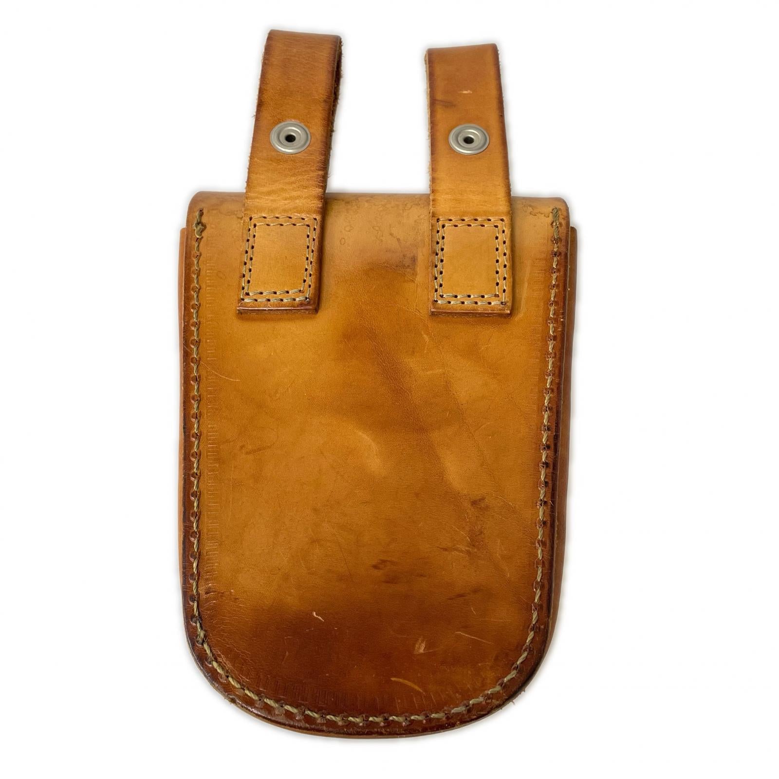 その他バッグ レザー ベルトポーチ 茶 ブラウン