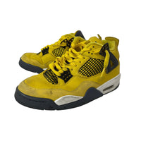 スニーカー nike air jordan 4 retro lightning 25cm (US7 UK6 1/2 EU40) イエロー