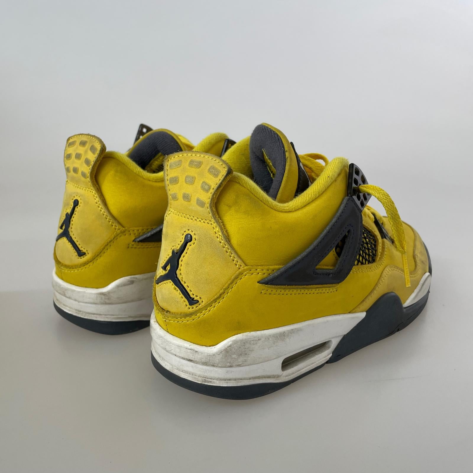 スニーカー nike air jordan 4 retro lightning 25cm (US7 UK6 1/2 EU40) イエロー