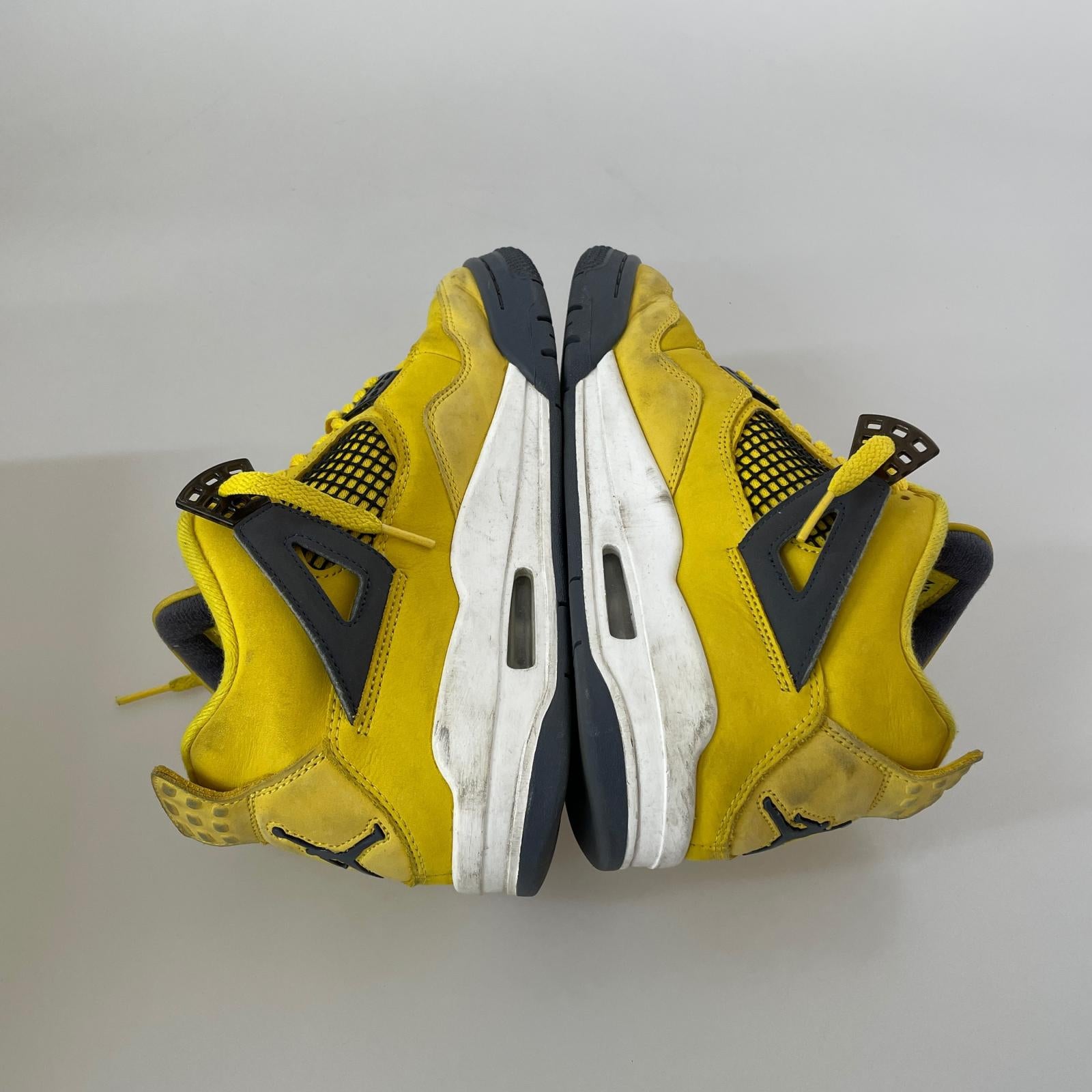 スニーカー nike air jordan 4 retro lightning 25cm (US7 UK6 1/2 EU40) イエロー