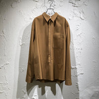 長袖シャツ INA WOOL WOVEN OVERSHIRT M