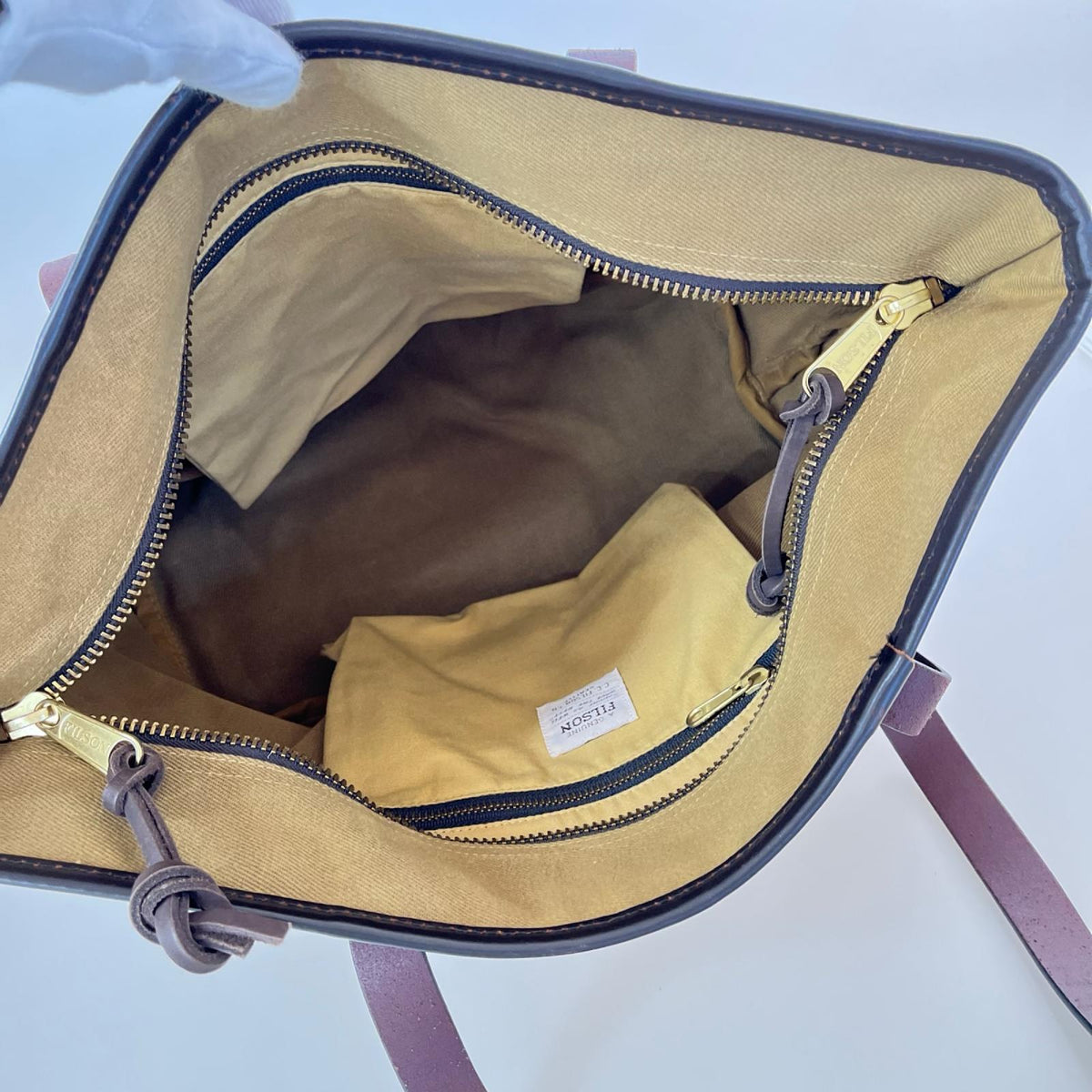 その他バッグ ﾚｻﾞｰ切替/ｷｬﾝﾊﾞｽ/ﾄｰﾄ/ﾍﾞｰｼﾞｭ ベージュ