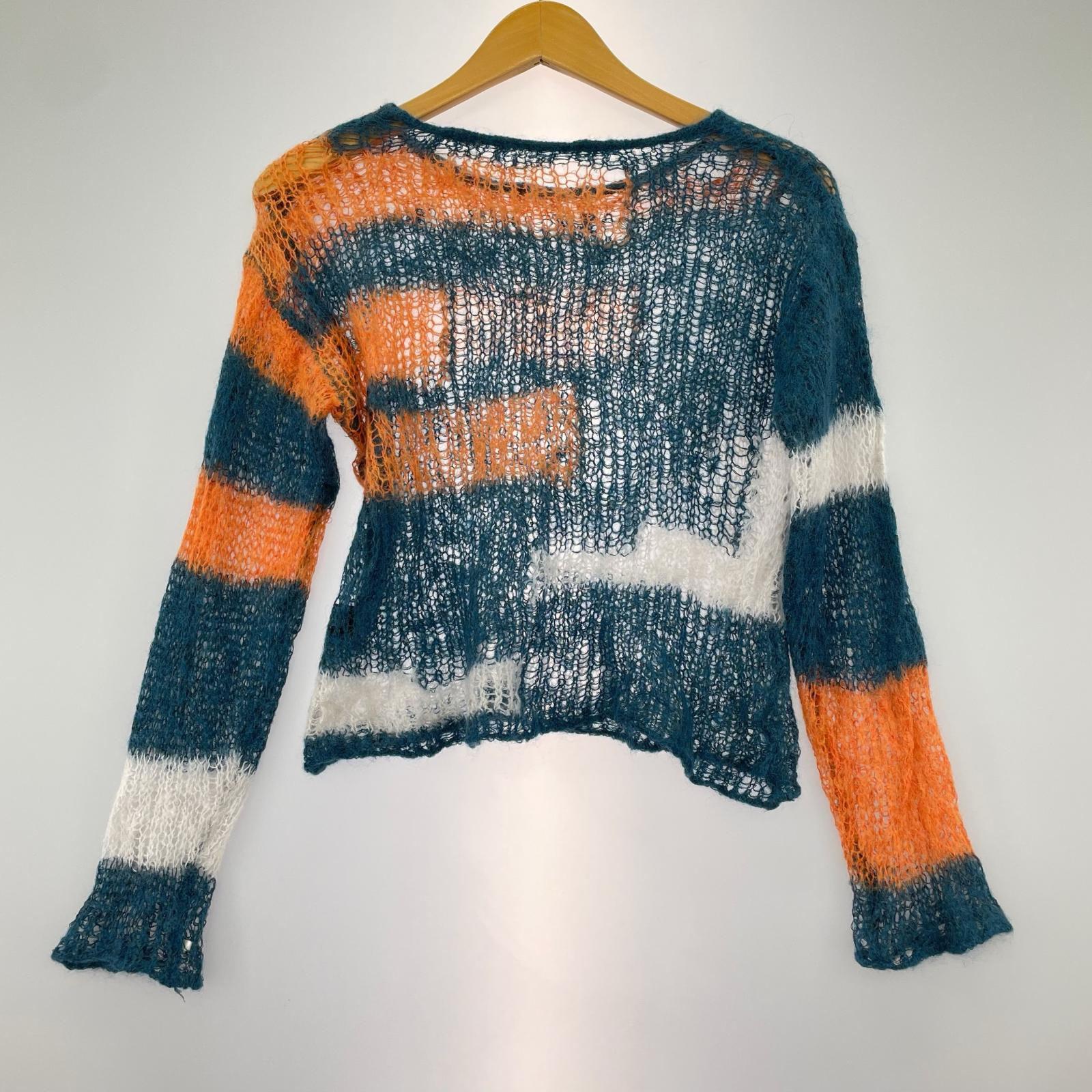 ニット soduk 22ss patcheork knit tops