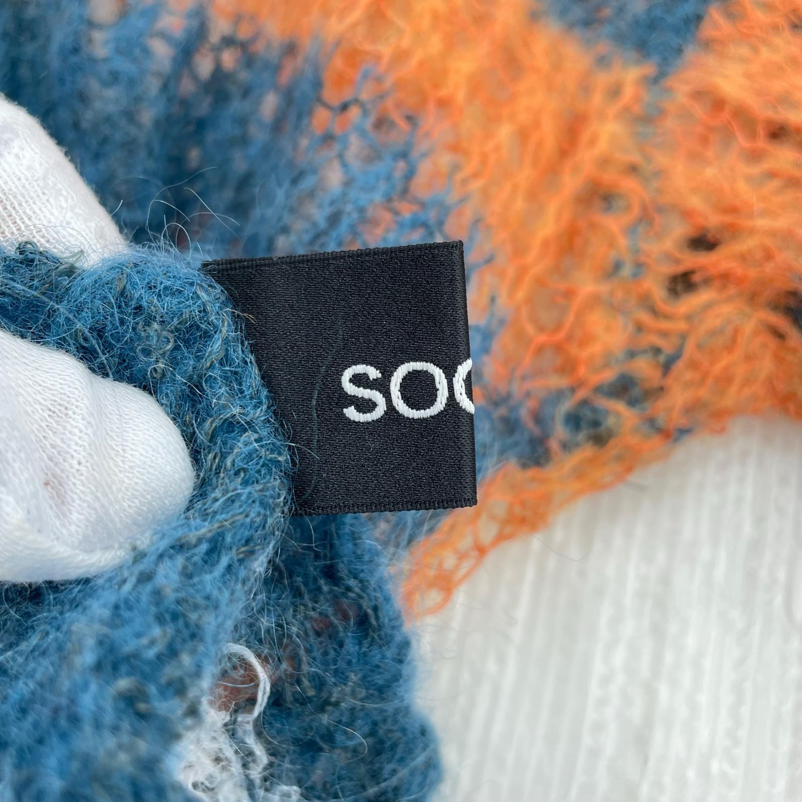 ニット soduk 22ss patcheork knit tops