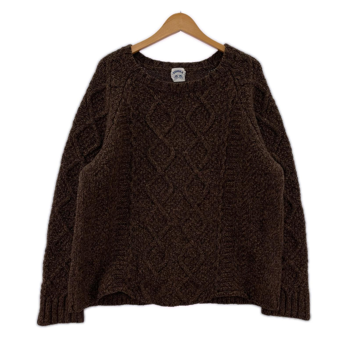 ニット 12AW フィッシャーマンセーター 3 ブラウン 3 ブラウン