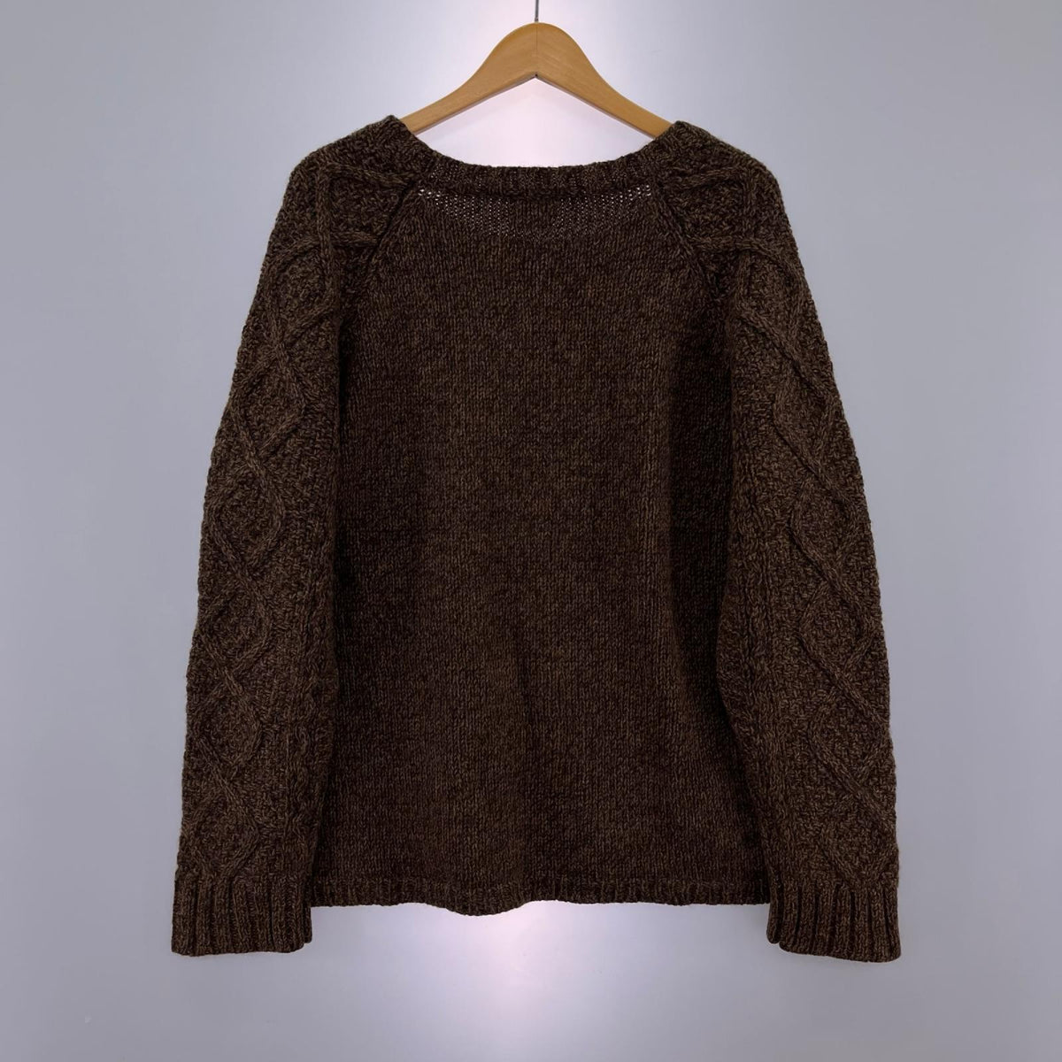 ニット 12AW フィッシャーマンセーター 3 ブラウン 3 ブラウン