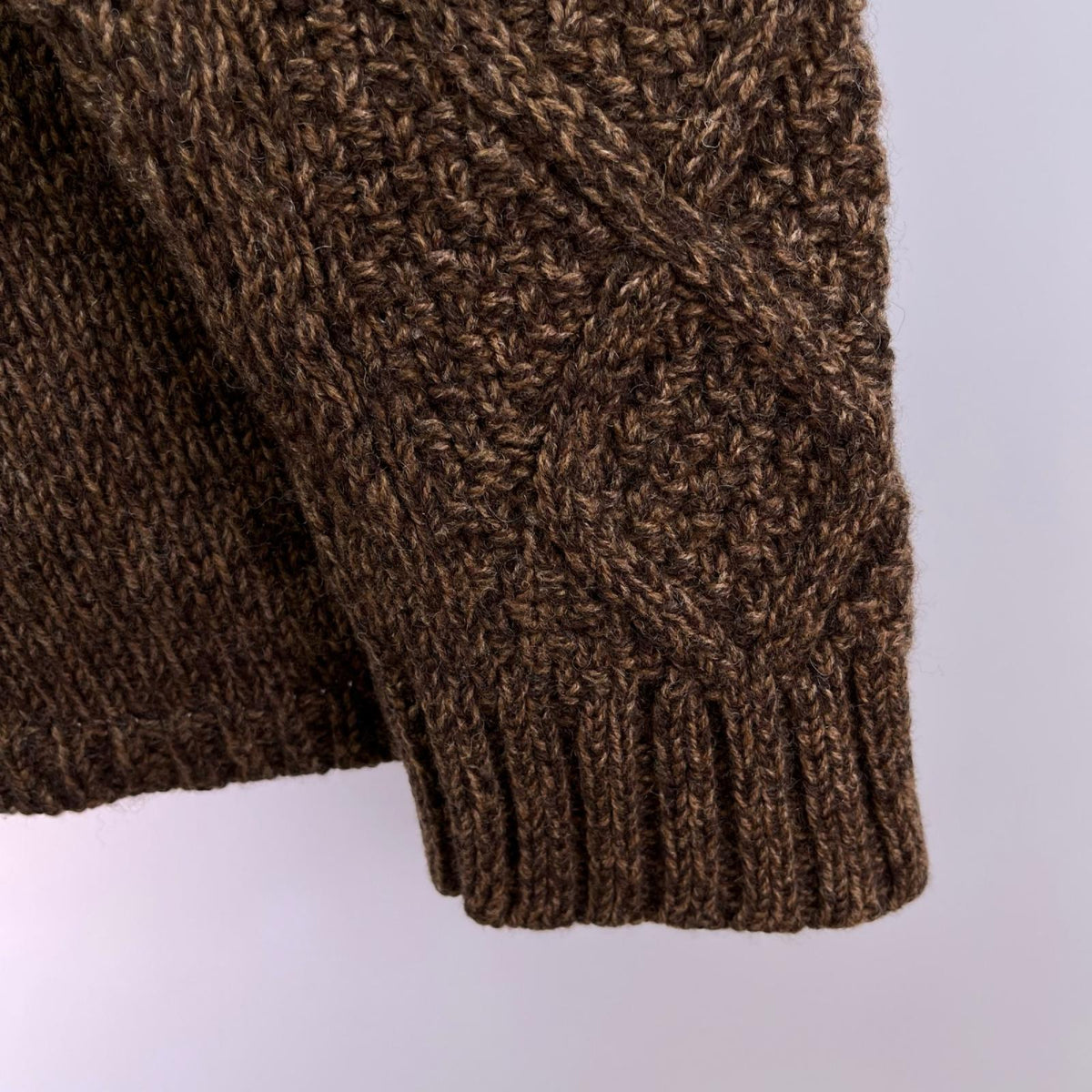 ニット 12AW フィッシャーマンセーター 3 ブラウン 3 ブラウン