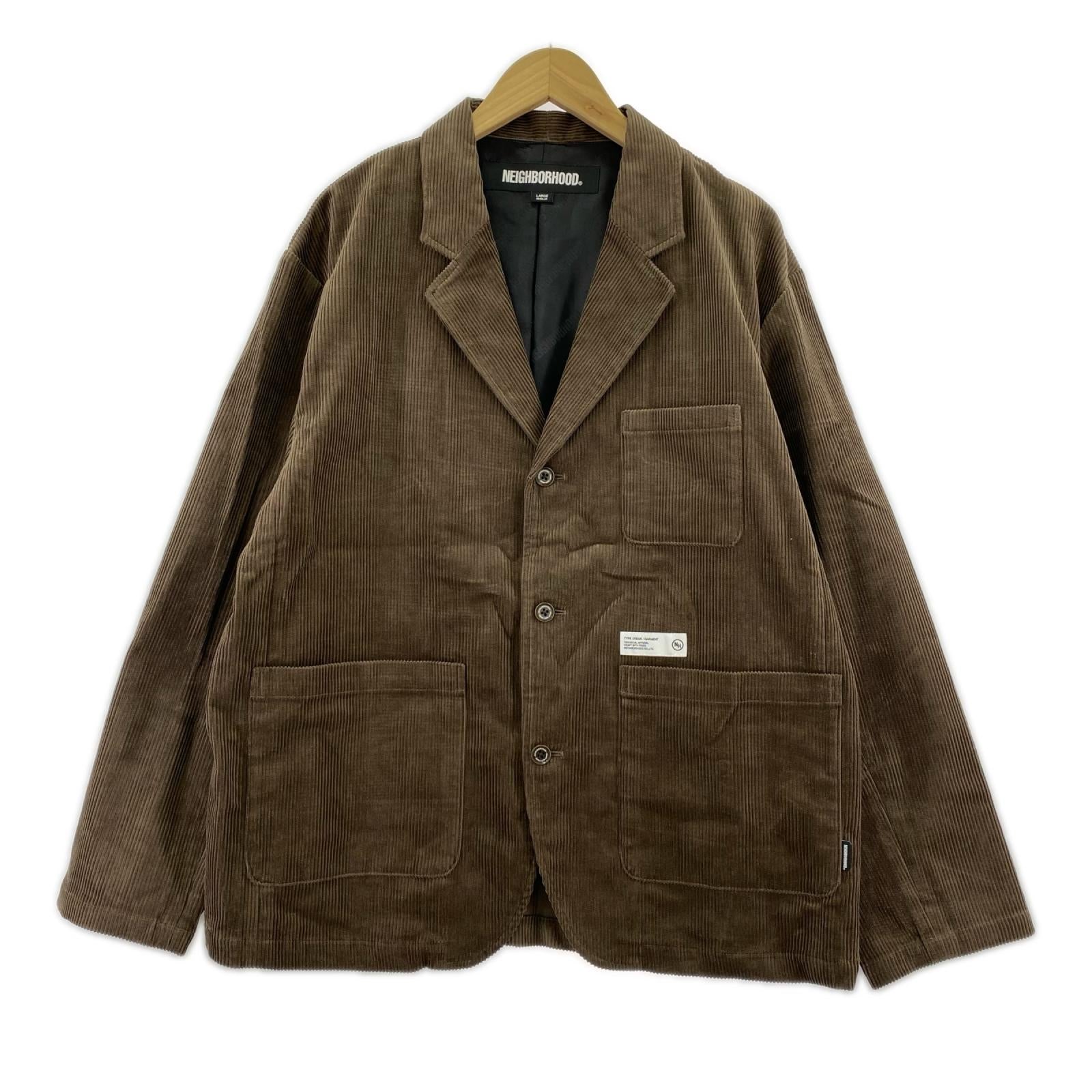 ジャケット CORDUROY 3B JACKET 252ZANH-JKM01 L ブラウン L ブラウン
