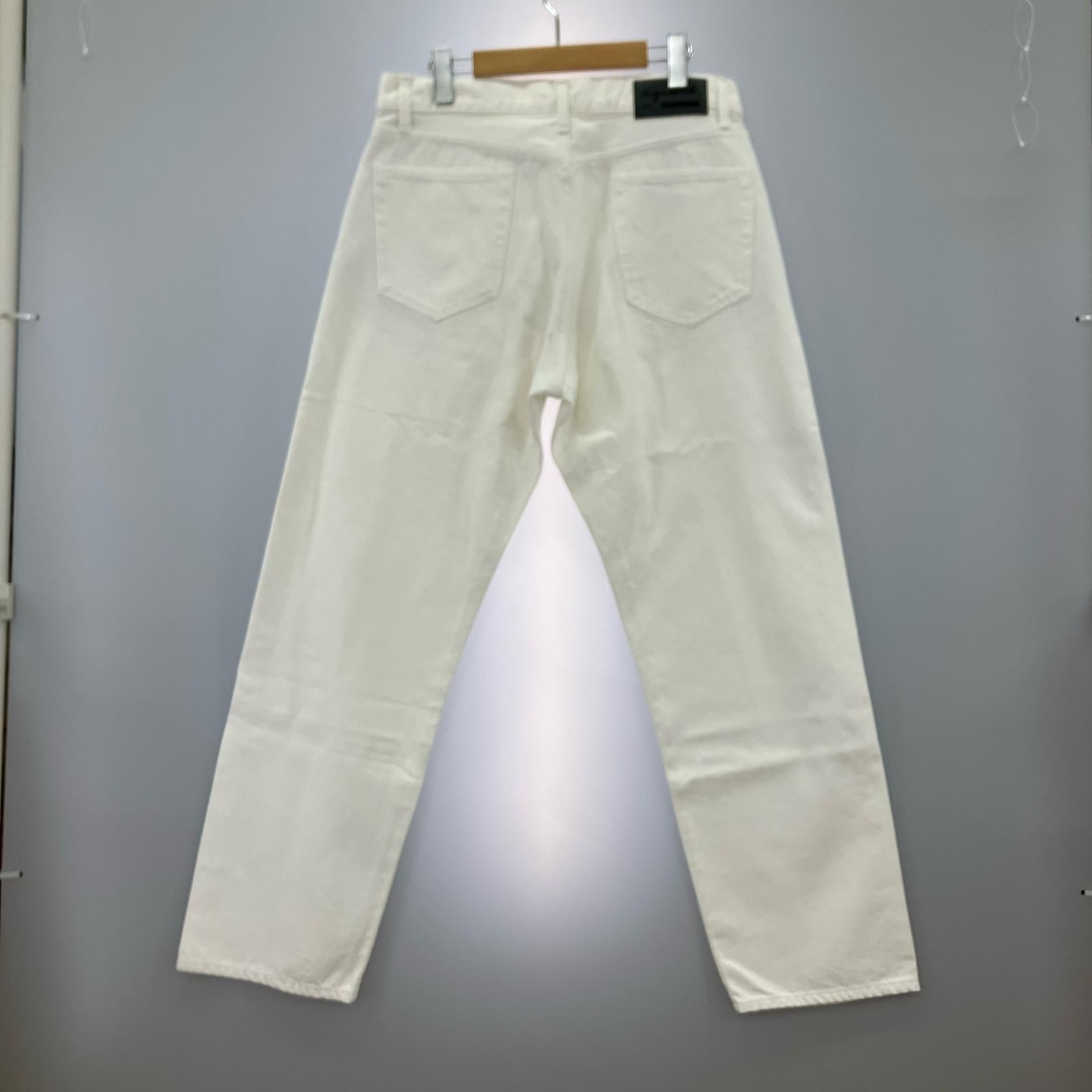パンツ 25SS STRAIGHT PANTS 2527270N-PTM02 (L) 白 L ホワイト