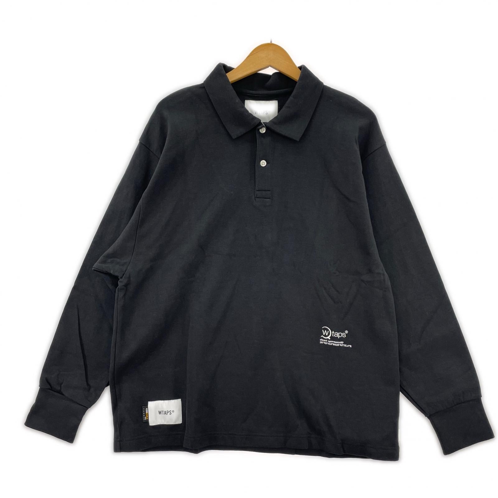 ポロシャツ 202ATDT-CSM32 POLO LS/NYCO.CORDURA (M) 2 ブラック