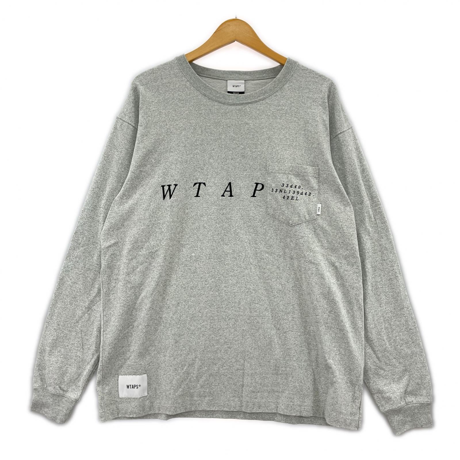長袖Ｔシャツ BLANK LS SYSTEM 181ATDT-CSM04 (2) グレー 2 グレー
