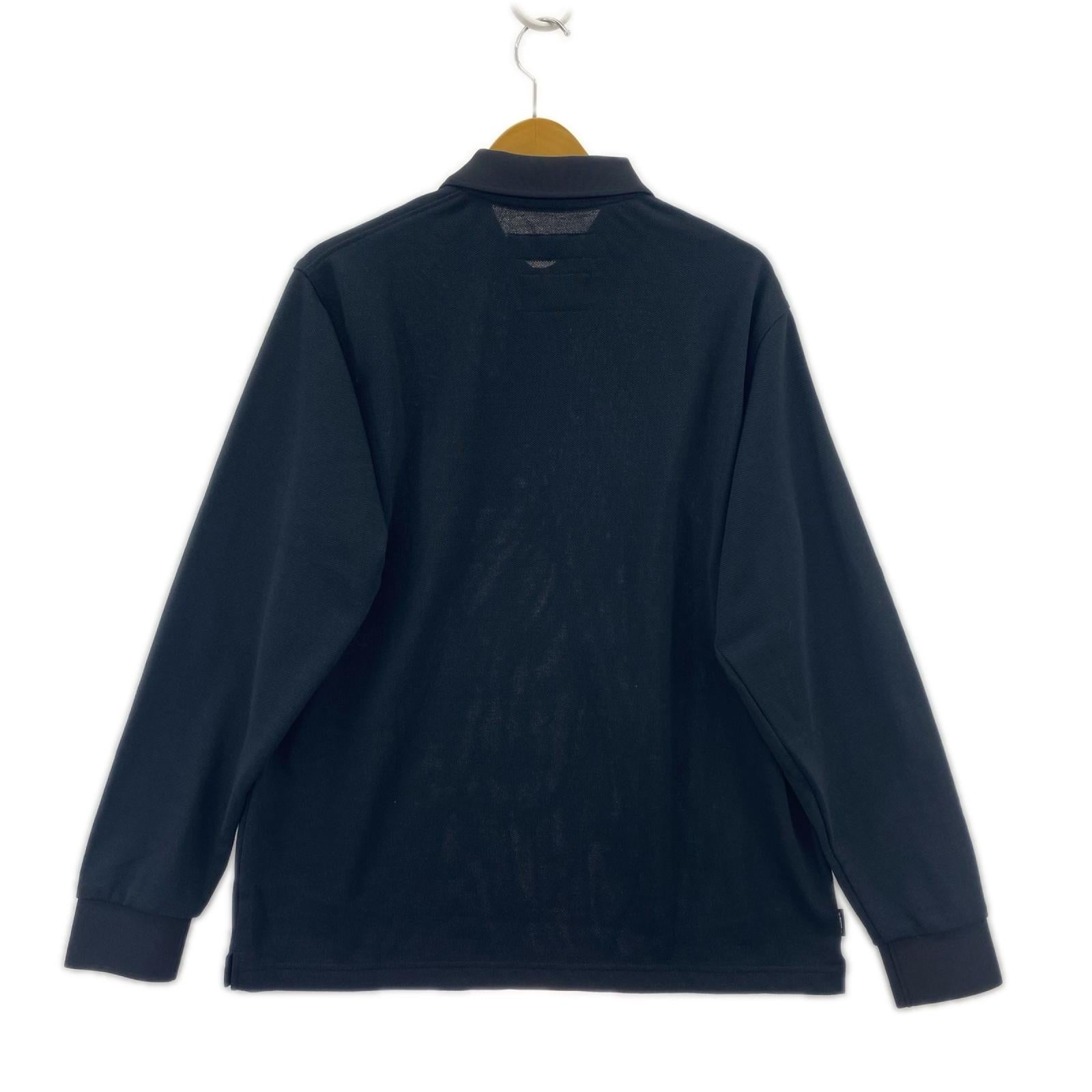 ポロシャツ LOGIC/E-POLO.LS 長袖ポロシャツ(M) ブラック M ブラック