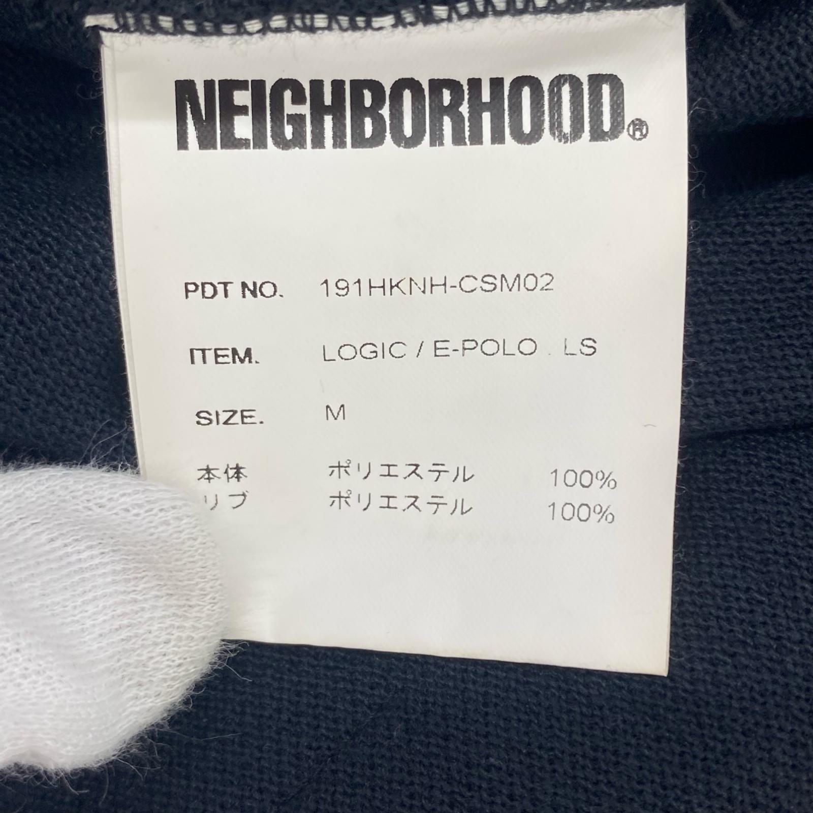 ポロシャツ LOGIC/E-POLO.LS 長袖ポロシャツ(M) ブラック M ブラック