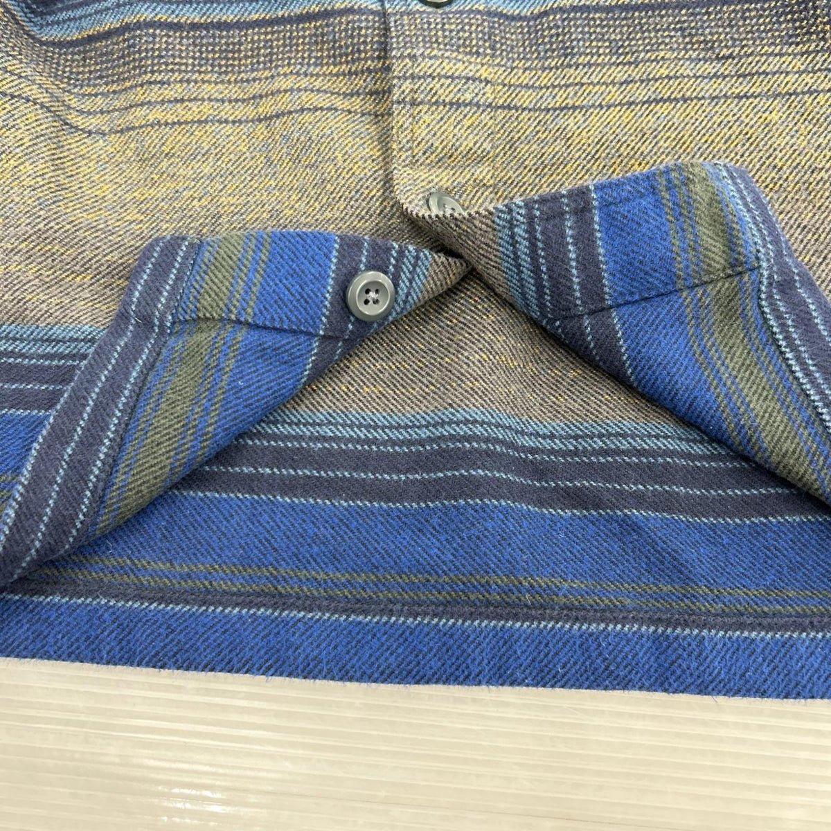 長袖シャツ Fjord Flannel Shirt S ブルー