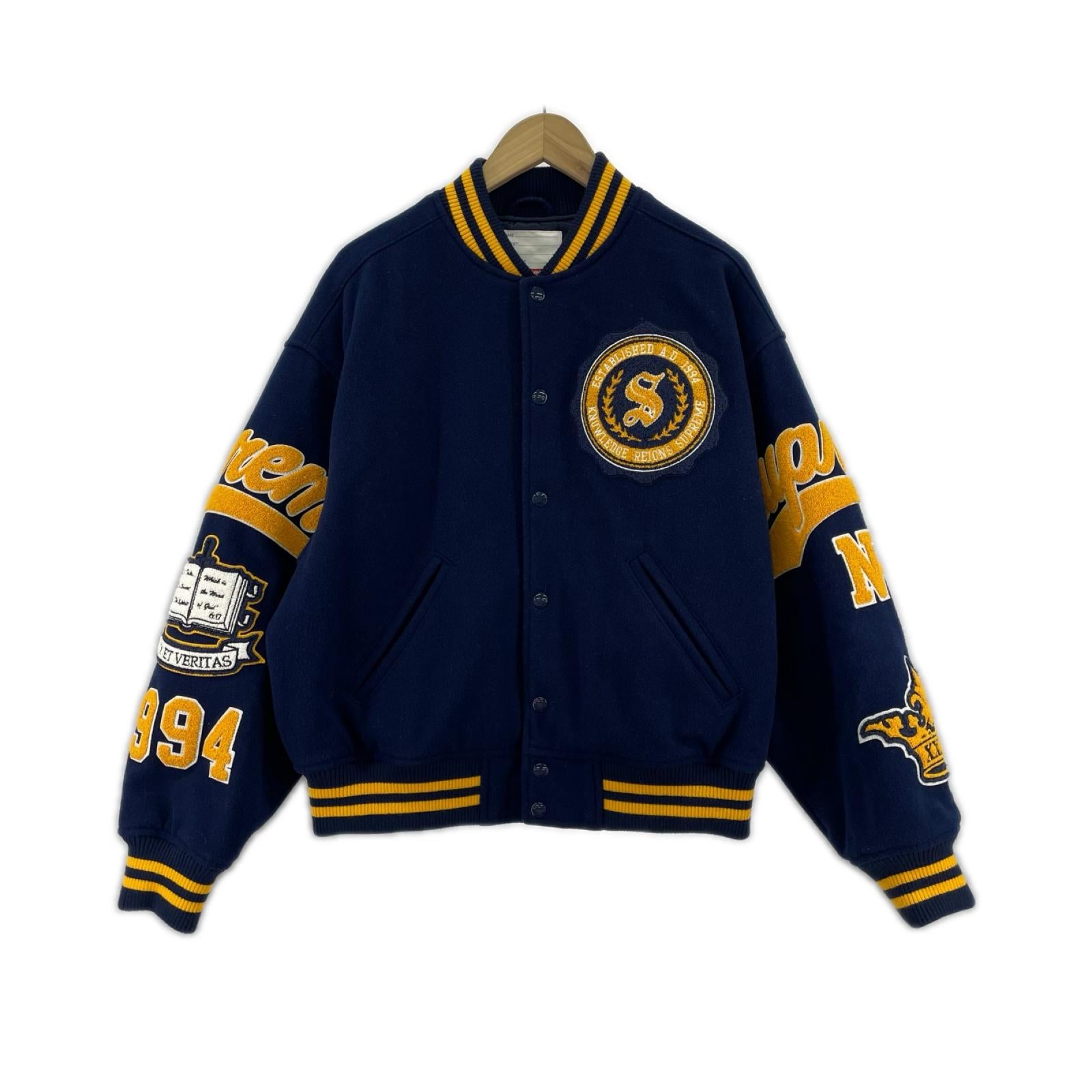ジャケット 24AW Veritas Varsity Jacket ｽﾀｼﾞｬﾝ (S) S ブルー