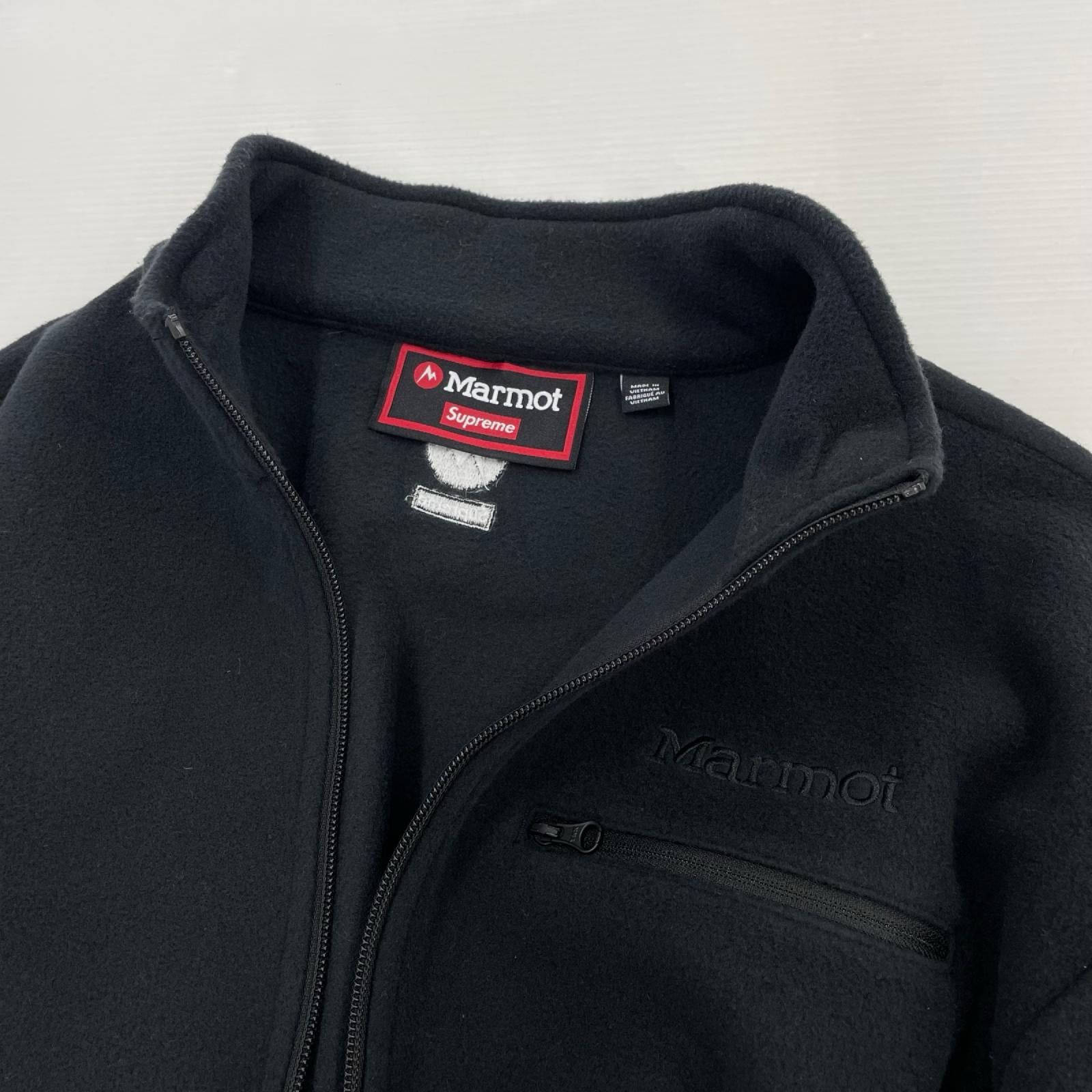 ジャケット × MARMOT FLEECE JACKET (M) M ブラック