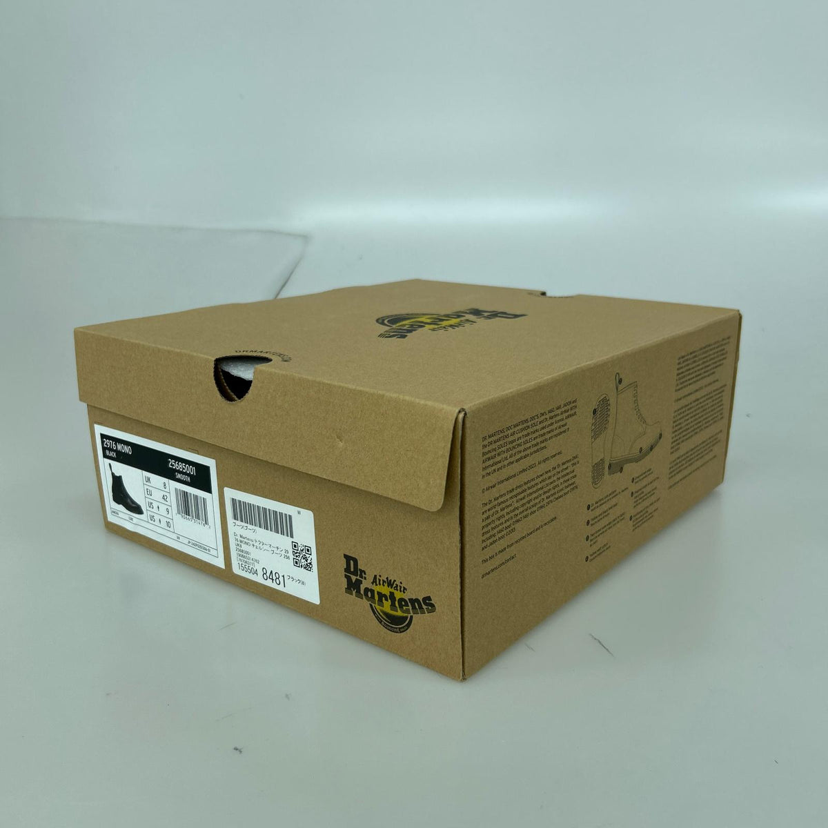 ブーツ 2976 MONO US9 26.5cm (US8 1/2 UK8 EU43) ブラック