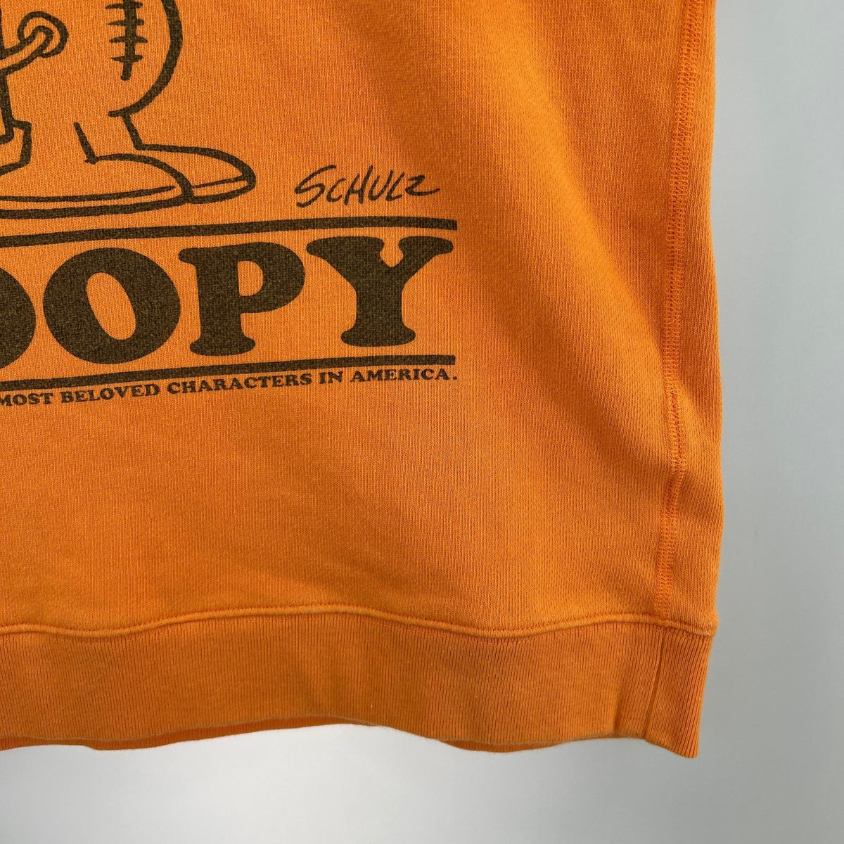 半袖Ｔシャツ PEANUTS Snoopy S/S Sweat Orange L L オレンジ
