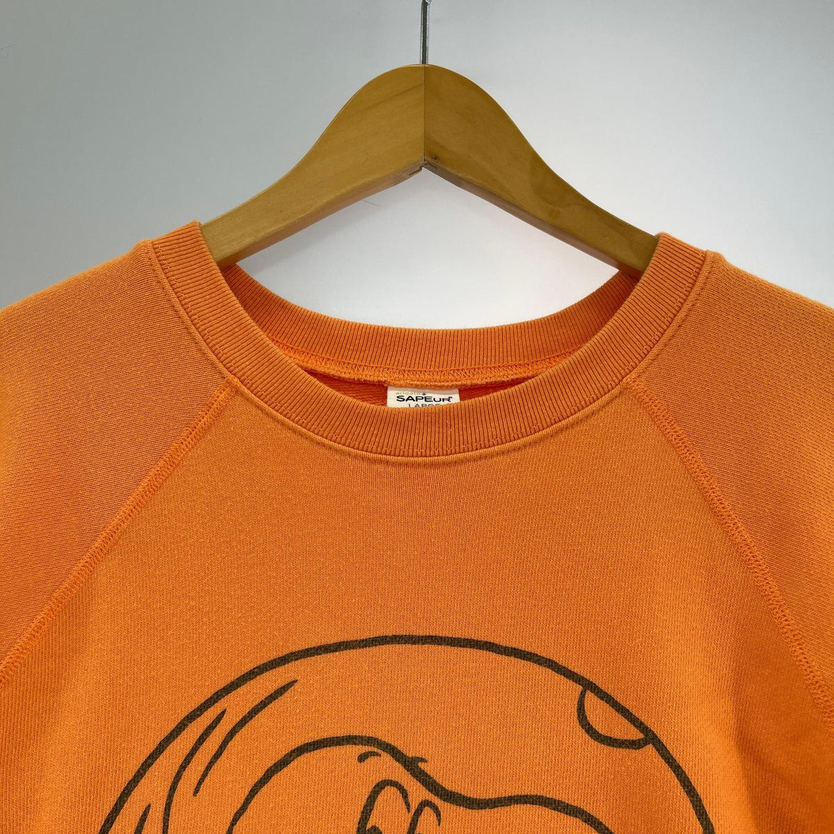 半袖Ｔシャツ PEANUTS Snoopy S/S Sweat Orange L L オレンジ