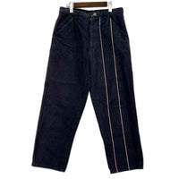 デニムパンツ HOMME PLUS AD2001 ラインデニム 紺 M ネイビー
