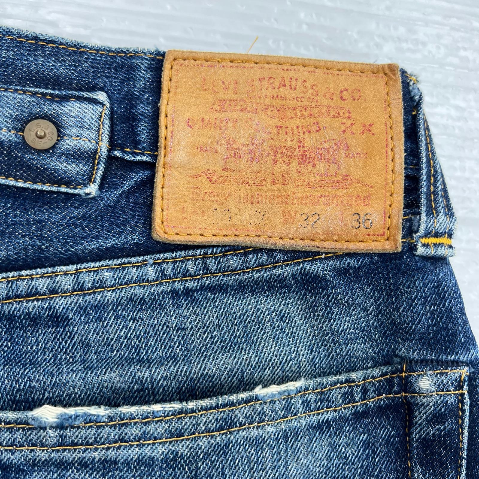 デニムパンツ 201xx　USA製　W32 32 ネイビー
