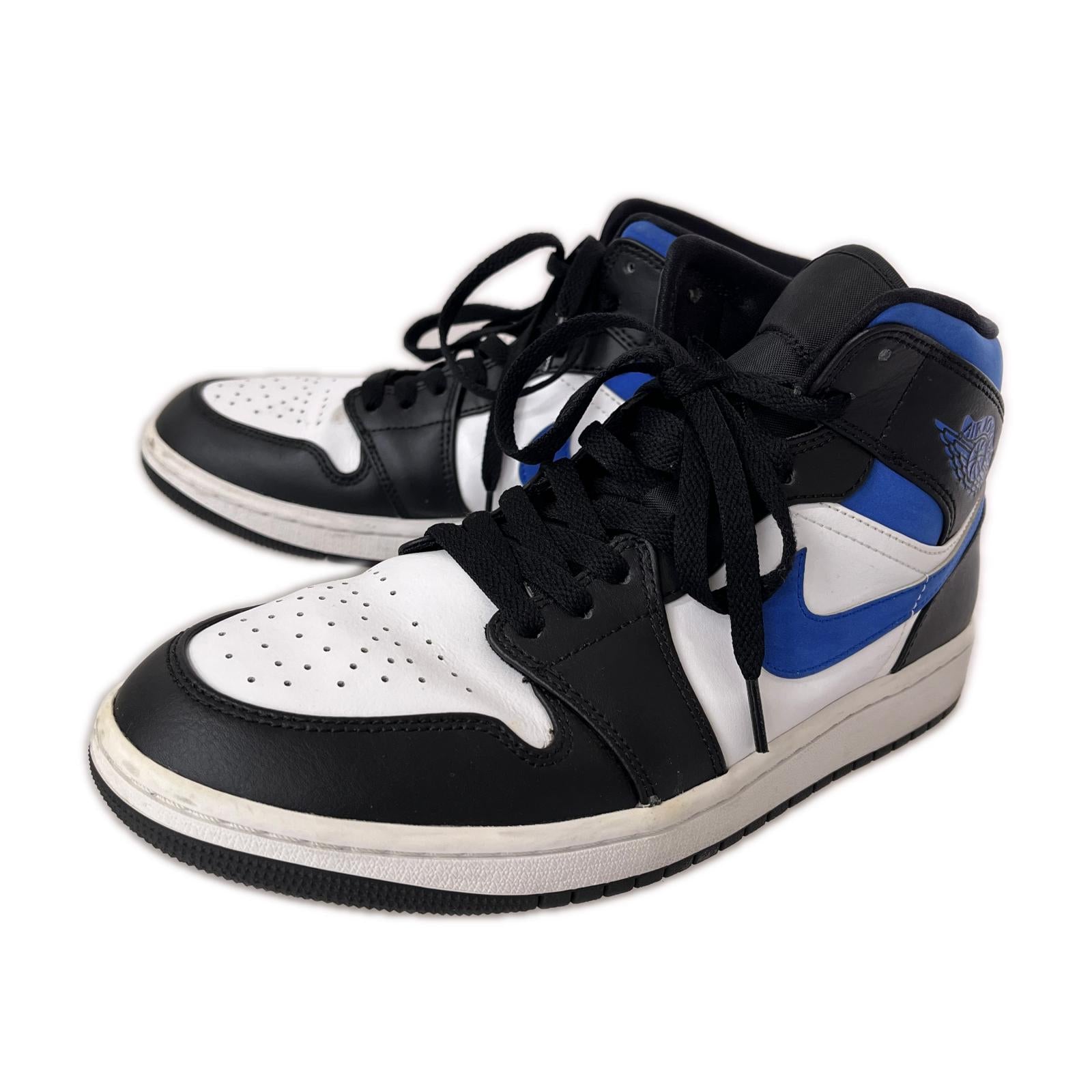 スニーカー AIR JORDAN 1 MID Royal 27.0cm 27cm (US9 UK8 1/2 EU44)