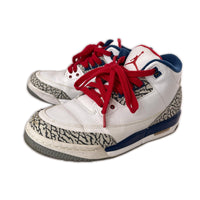 スニーカー AIR JORDAN 3 GS True Blue 25.0cm 25cm (US7 UK6 1/2 EU40) ホワイト
