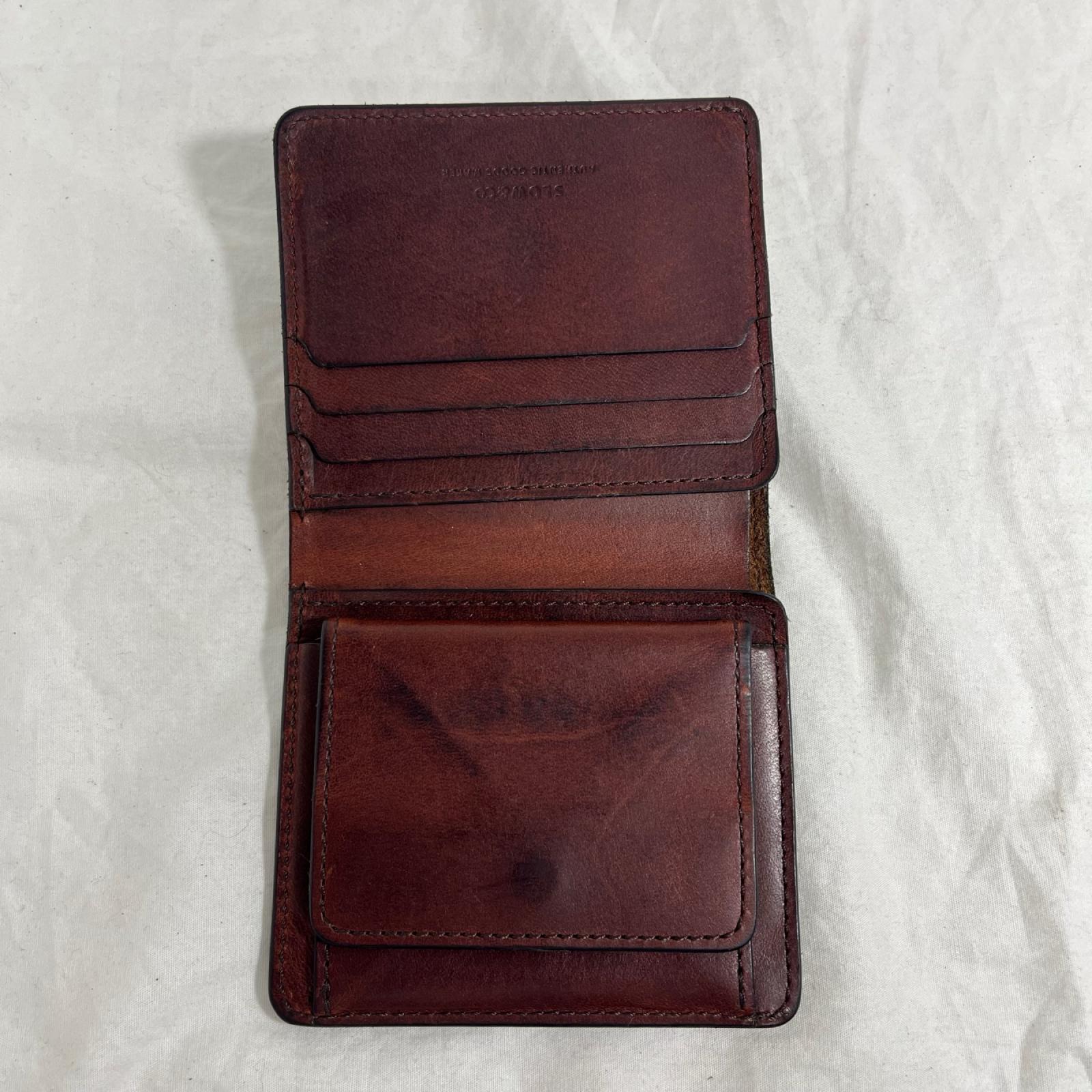 コンパクトウォレット レザー二つ折り財布