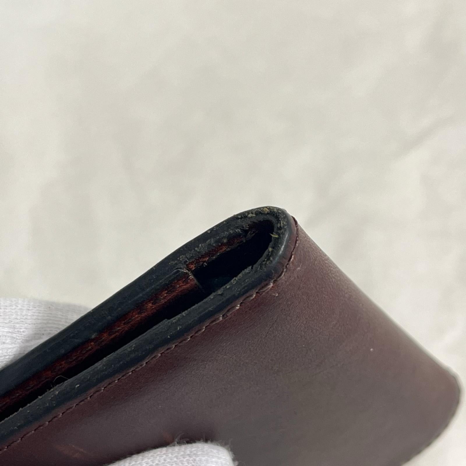 コンパクトウォレット レザー二つ折り財布