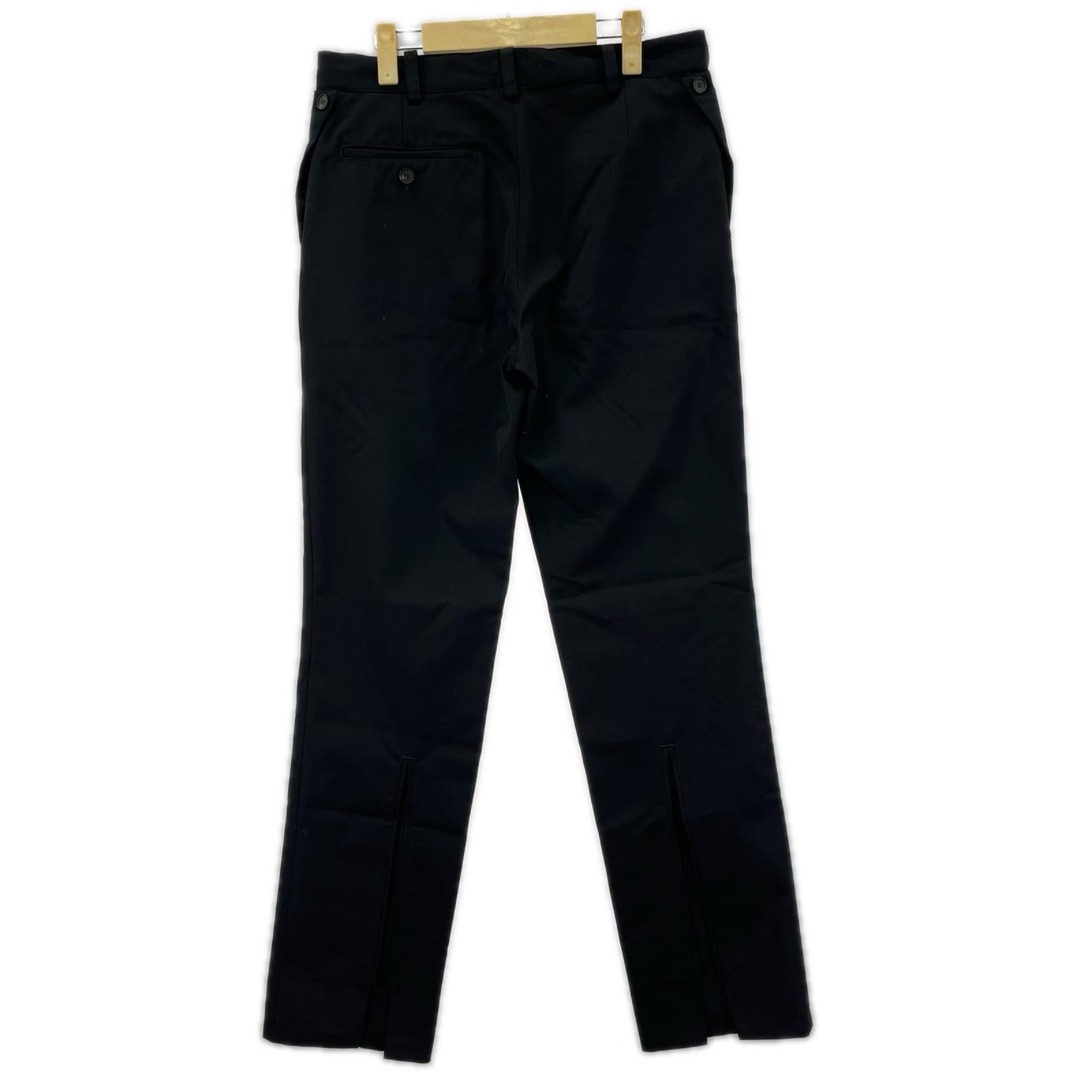 パンツ 19AW Hemslit Slacks 黒 (44) 44 ブラック