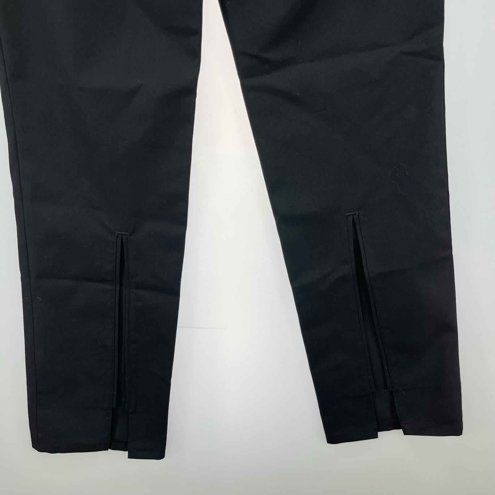 パンツ 19AW Hemslit Slacks 黒 (44) 44 ブラック