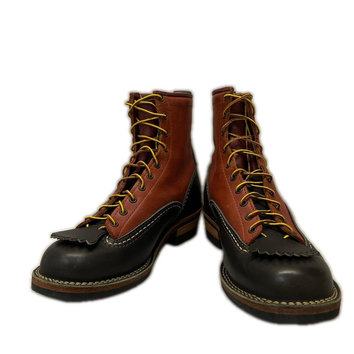 ブーツ WESCO カスタム ジョブマスター ブーツ 茶×黒 28cm (US10 UK9 1/2 EU46)