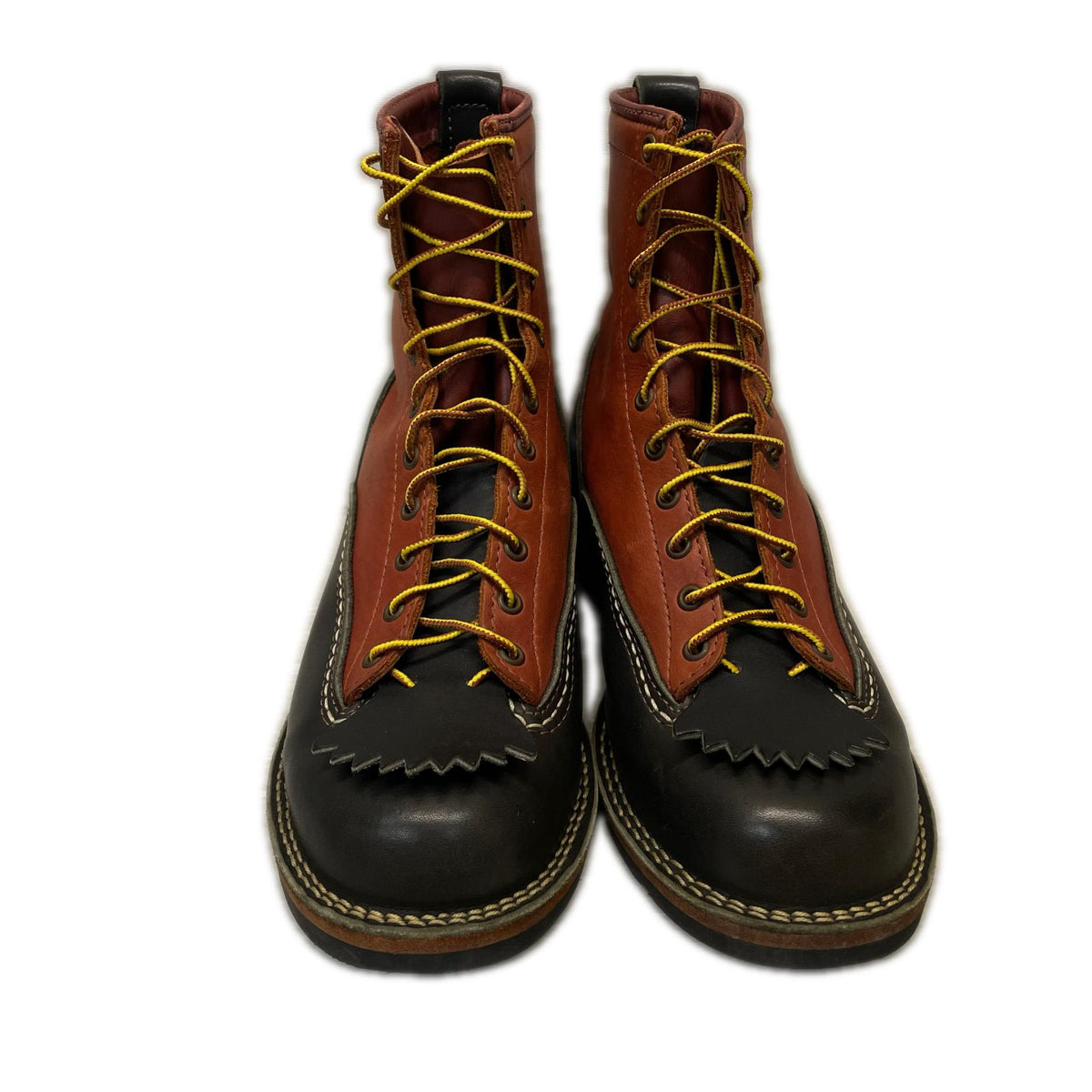 ブーツ WESCO カスタム ジョブマスター ブーツ 茶×黒 28cm (US10 UK9 1/2 EU46)