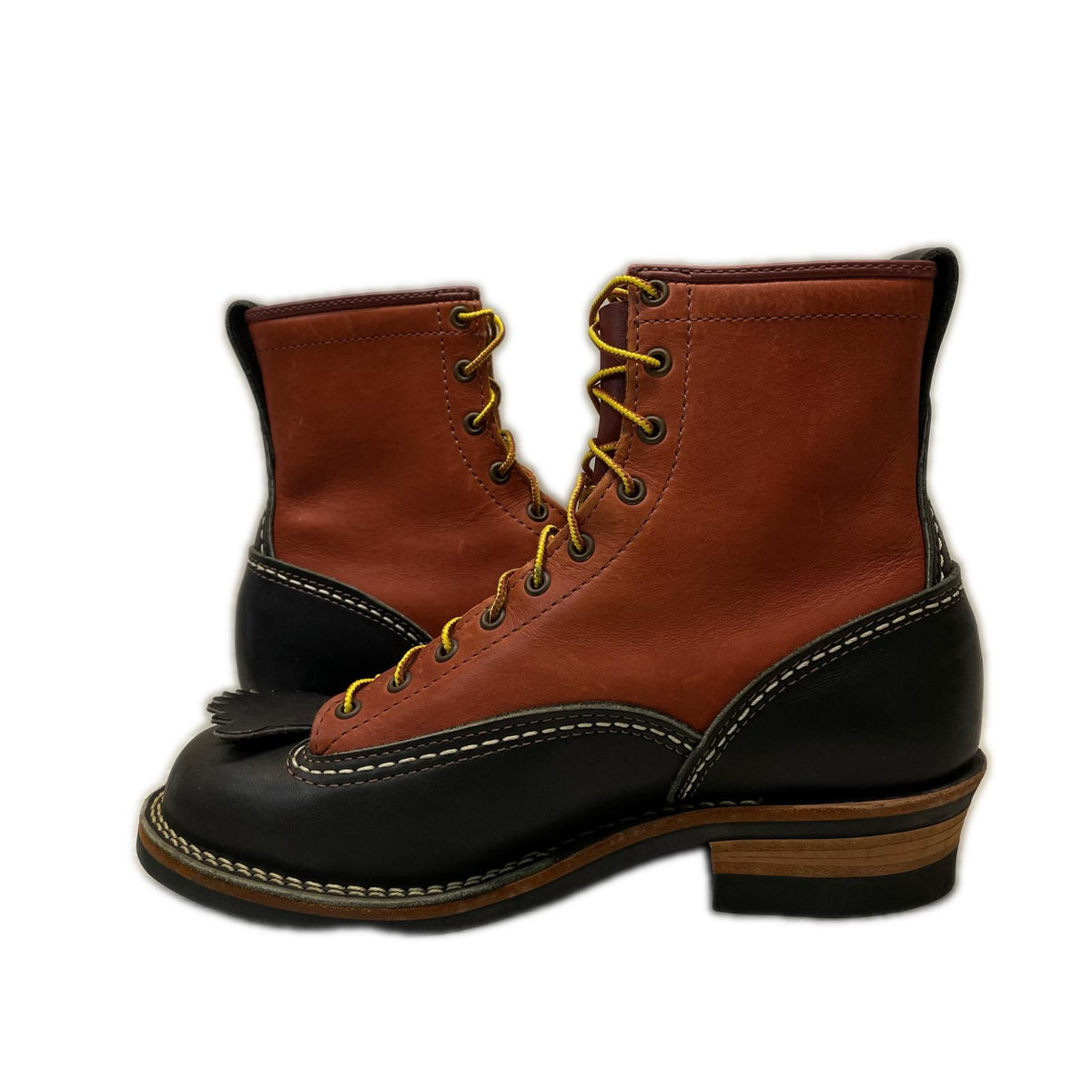 ブーツ WESCO カスタム ジョブマスター ブーツ 茶×黒 28cm (US10 UK9 1/2 EU46)