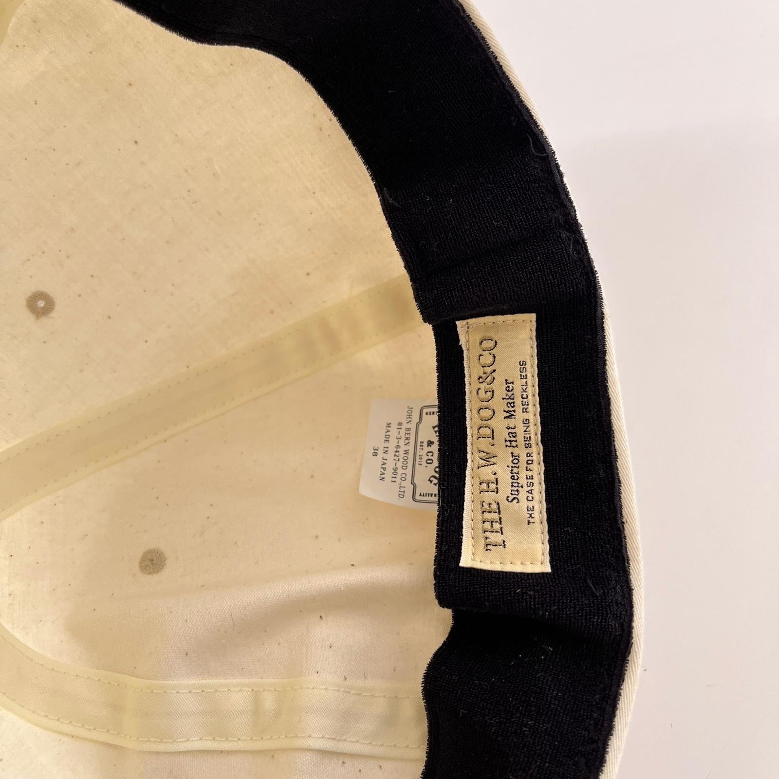 キャスケット NEWS PAPER BOYS CAP ホワイト ホワイト