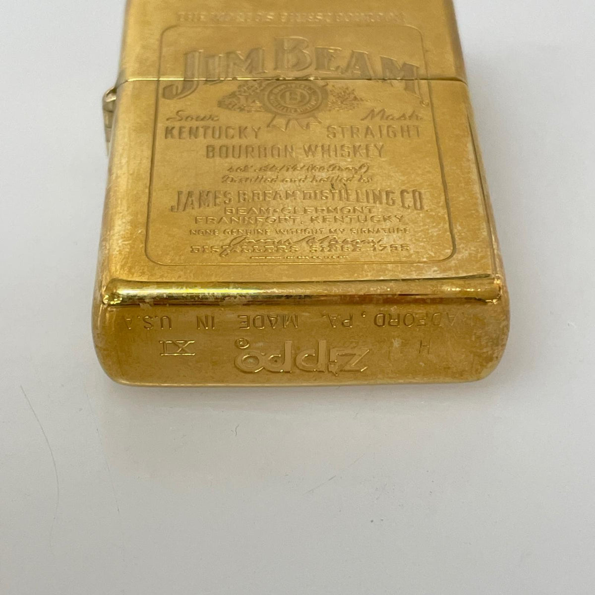 ライター ZIPPO JIM BEAM ゴールド
