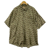半袖シャツ old 魚 ｼｬﾂ (2XL) グリーン